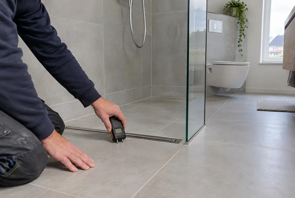 Lekdetectie Woerden – badkamer in een nieuwbouwwoning